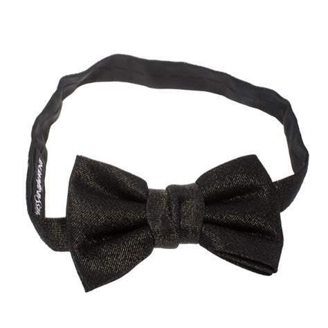 vintage ysl tie|YSL bow tie.